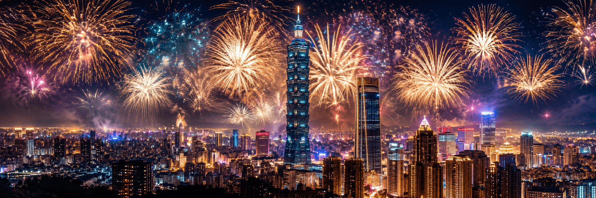 ไต้หวัน ไทจง ไทเป ล่องเรือสุริยันจันทรา ชมดอกไม้ เคาท์ดาวน์ปีใหม่ 2027 (มีรถรับ-ส่งเคาท์ดาวน์) 4 วัน 3 คืน 2